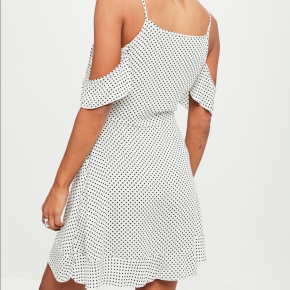 White Polka Dot Dress - Picture 2 of 2